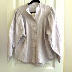 New✨Mango Balloon Sleeve Top